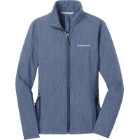 20-L317H, X-Small, Heather Navy, Left Chest, Performive - 3in.